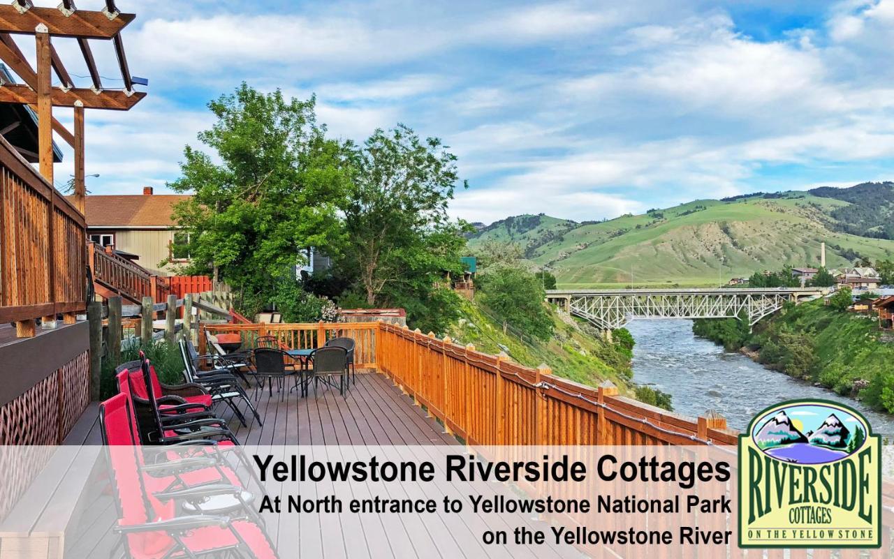 Yellowstone Riverside Cottages Gardiner Eksteriør billede